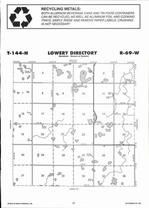 Lowery Township Directory Map, Stutsman County 2007